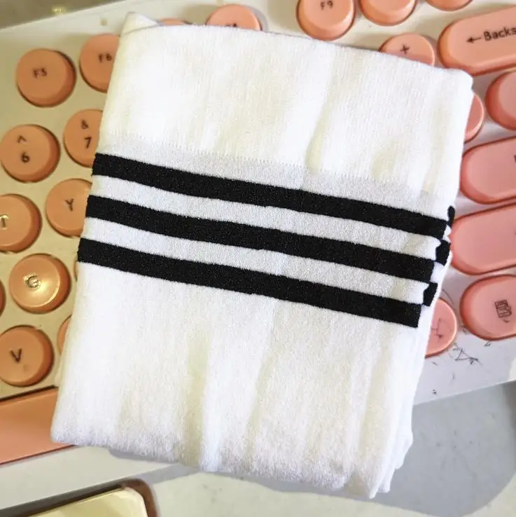 Гольфы в полоску с котятами для девочек гольфы футбольные носки школьников