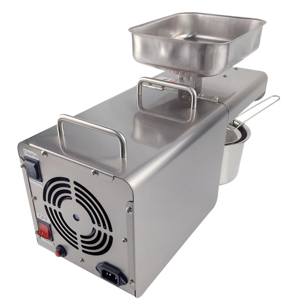 Пресс для холодного отжима кокосового соевого арахисового масла из нержавеющей