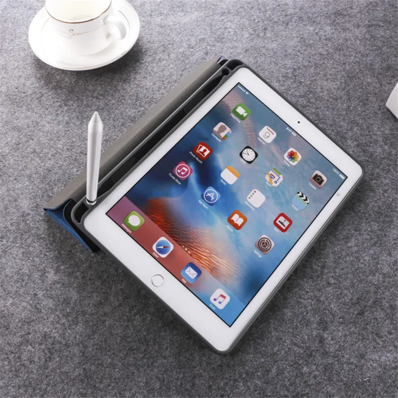 Чехол для планшета с ручкой и карманом iPad Air 5 тонкий чехол подставкой из