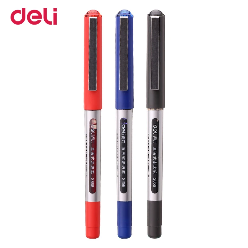 Deli высококачественные гелевые ручки с 3 цветными чернилами 6 шт. для письма