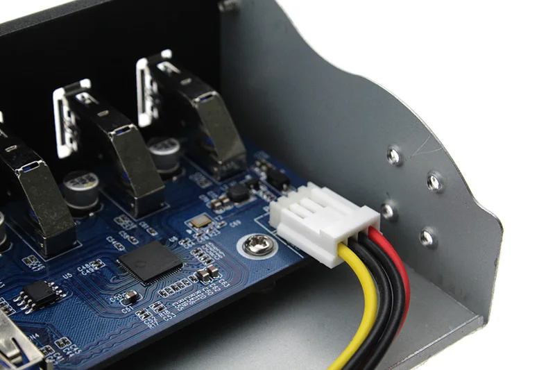 USB 3,0 7 Порты концентратор 5Gbs 5,2" CD-Встроенная память отсек для жесткого диска компакт-дисков Встроенная память спереди Панель для компьютера чехол+ USB 3,0 19-контактный разъем для Тип-A входящий штекер кабеля