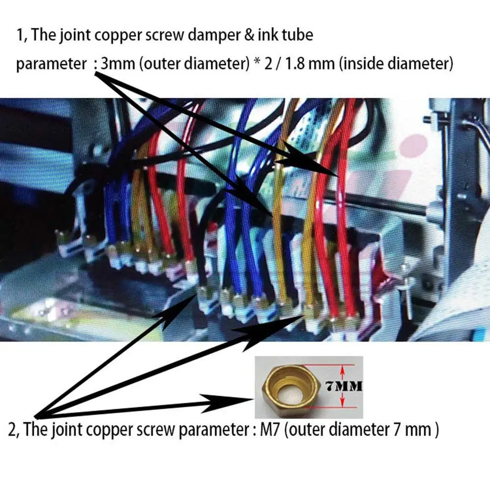 Чернильный демпфер с отрицательным давлением для Epson DX5 печатающая головка Mimaki JV33