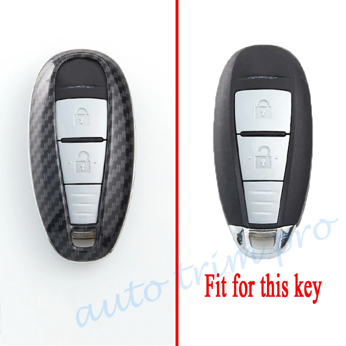 compare the key Дистанционный держатель для ключей, чехол, сумка, крышка, запчасти, подходит для Suzuki Swift SX4 S-cross Ertiga Ignis Baleno Vitara Kizashi, аксессуары для отделки - Название цвета: compare the key