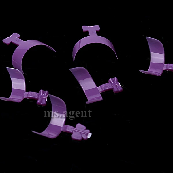 Профессиональные 500 натуральные французские накладные ногти для ногтей