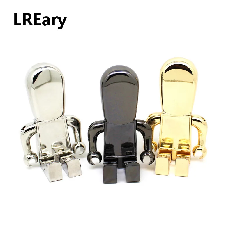 Hot sale usb flash drive metal robot Pen 4GB 8GB 16GB 32GB 64GB 128MB memory stick wholesale U disk 3 color | Компьютеры и офис