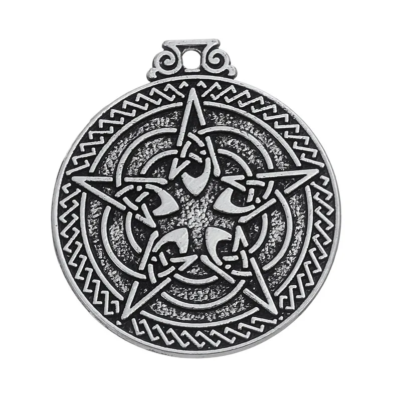Dwapara Ирландский Узел Кулон Пентакль для защиты Wicca большие амулеты ювелирных