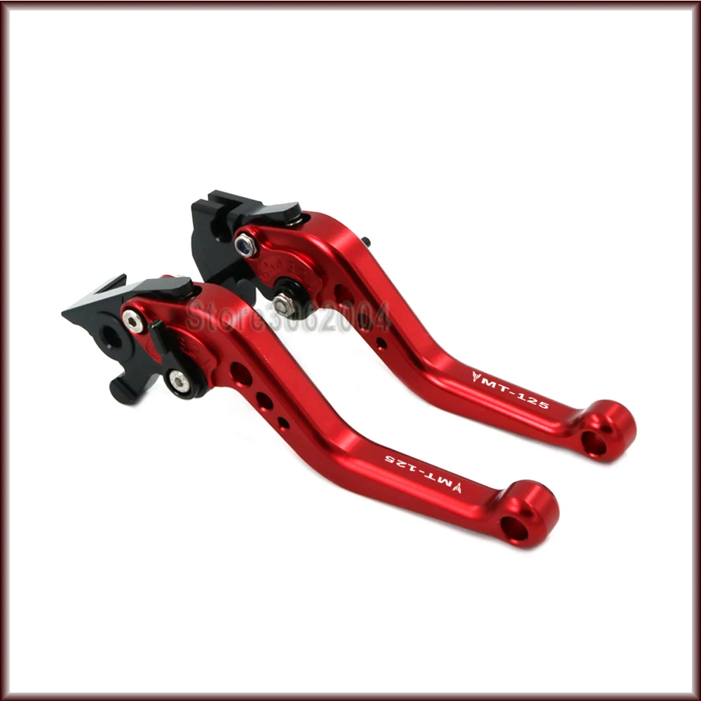 For YAMAHA MT125 MT-125 MT 125 2014-2015 Aluminum Motorcycle Accessories Adjustable Short / Long Brake Clutch Levers CNC | Автомобили и