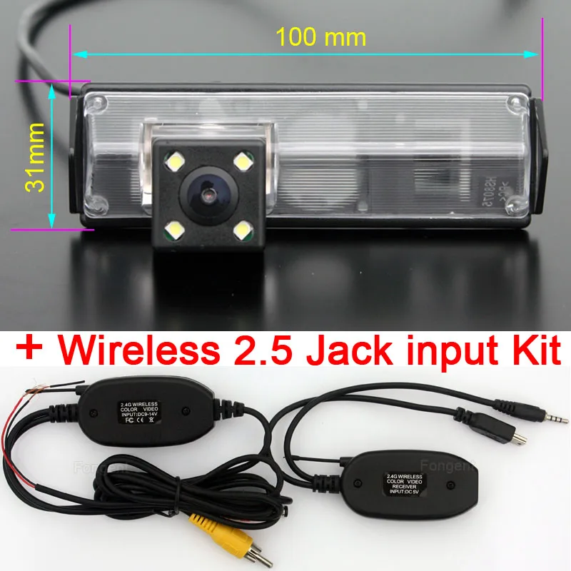 

For Mitsubishi Pajero Sport Dark 2008 2009 2010 2011 2012 2013 2014 2015 Reverse Parking Rear View Wireless Car Camera Monitor