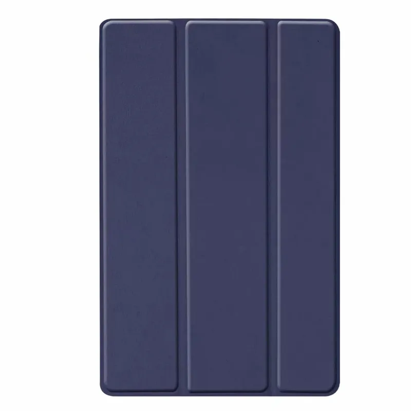 Navy Blue Ультратонкий чехол для samsung Galaxy Tab A 10,1 SM-T510 SM-T515 T510 T515, умный чехол-книжка из искусственной кожи, чехол для планшета+ пленка+ ручка - Цвет: Navy Blue