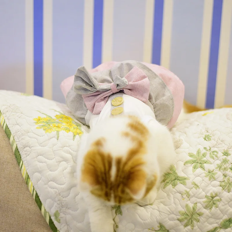 Новые Модные Симпатичные Кошка Собака хлопок юбка платье защитный чехол для