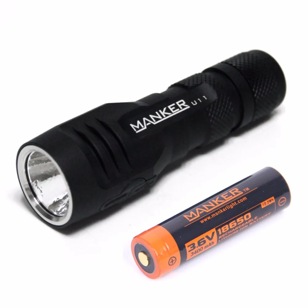 Светодиодный фонарик Manker U11 1050LM Cree XPL заряжающий от USB фонарь + перезаряжаемый