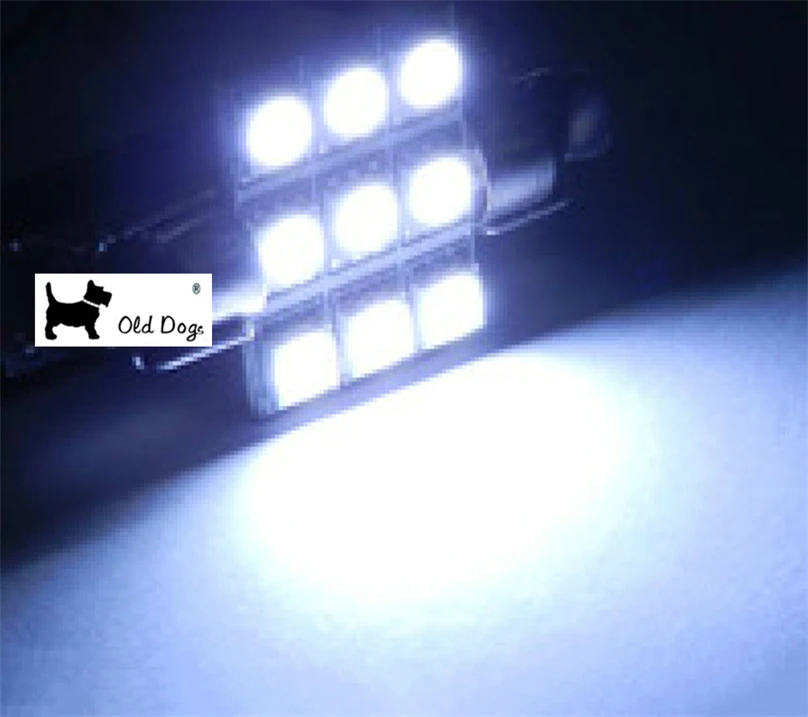 5 шт. автомобильные гирлянды 9 светодиодов 5050 светодиодный|led festoon 5050|interior led