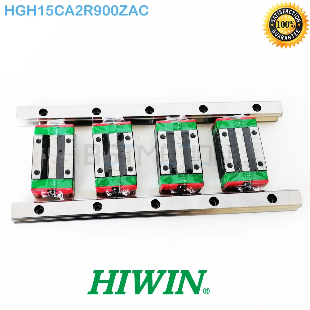 Оригинальная линейная направляющая HIWIN HGR15 900 мм HGH15CA линейный блок