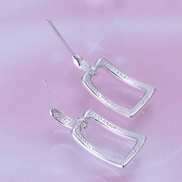 E057 модные украшения для женщин 925 ювелирные изделия посеребренные большие