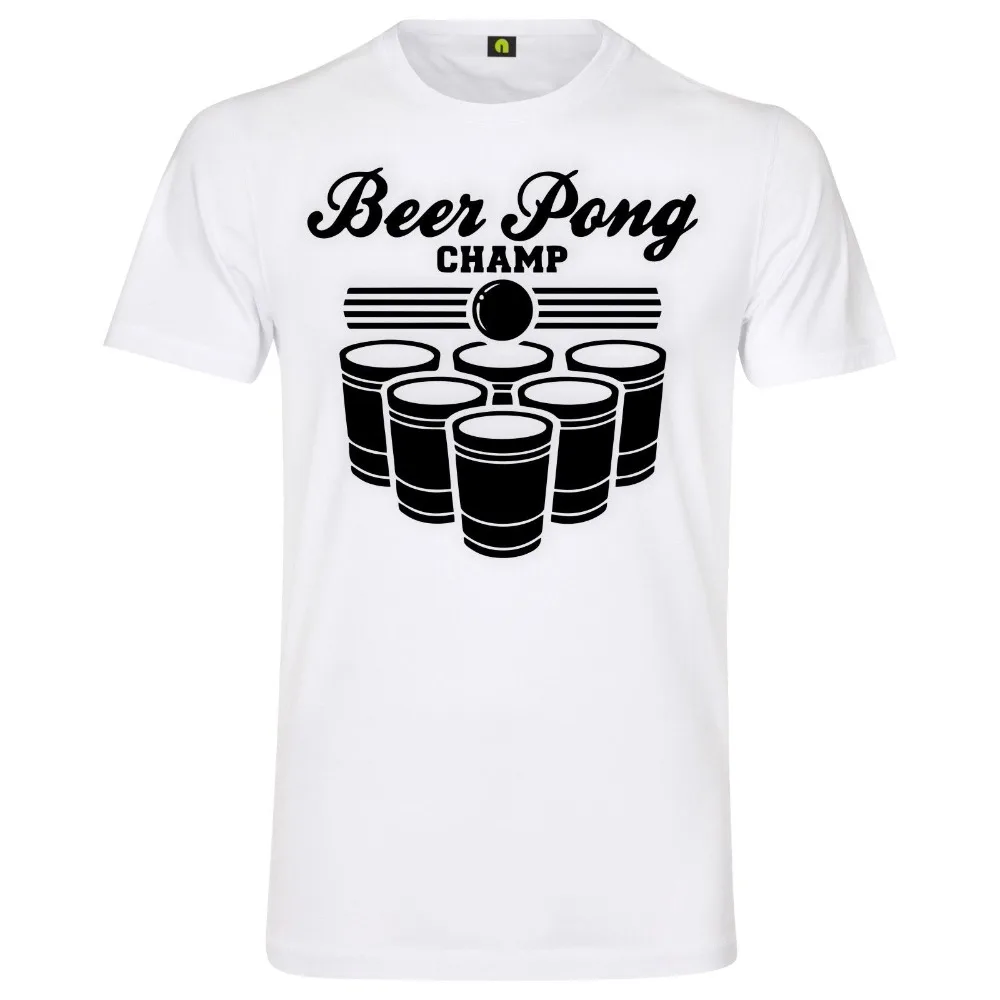 Bier Pong Champ T-Shirt | Beer | Bierpong | Alkohol | Party | Spiel | Becher Newest 2019 Men Fashion Short Sleeve Cotton T Shirt