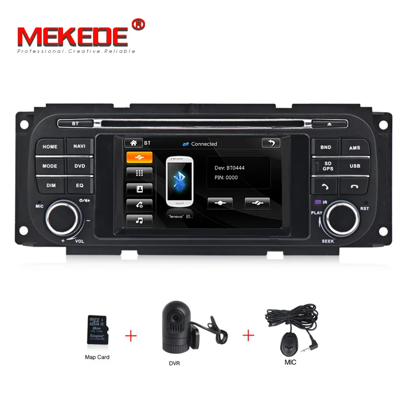 CAR DVD DVR Автомобильный мультимедийный плеер 1din для Jeep/Chrysler/Dodge/Liberty/Wrangler/Sebring/Grand Cherokee радио gps - Цвет: CAR DVD DVR