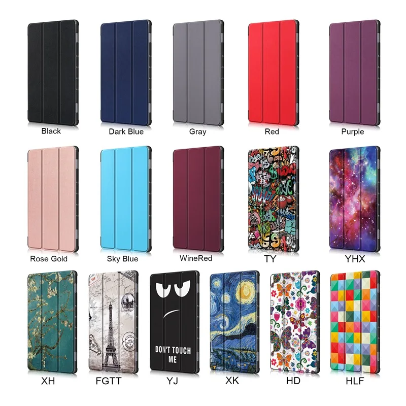 

For Huawei MediaPad M6 10.8" 2019 Business Painted Print Slim Magnetic Folding PU Leather Flip Sleep Smart Cover Case