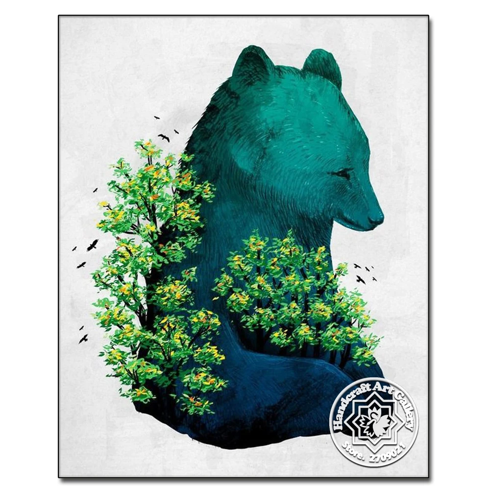 Moonzero Летающая голубь 3D Алмазная живопись своими руками Крест стич животные