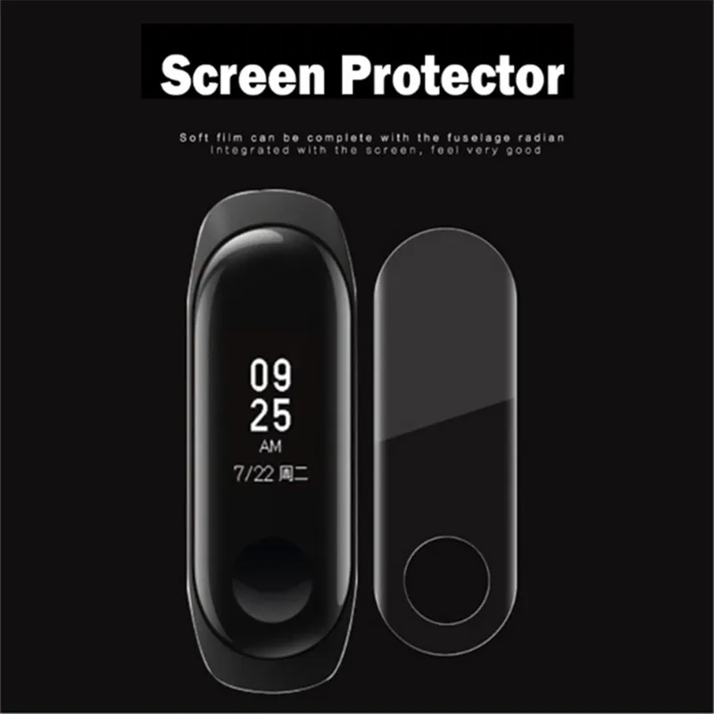Для Xiaomi Mi Band 3/4 для Xiaomi Mi Band 2 закаленная Гидрогелевая пленка устойчивая к царапинам прозрачная защитная пленка