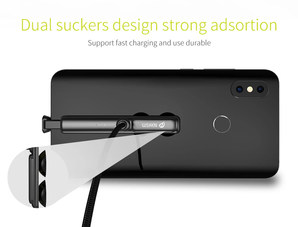 WSKEN usb type C кабель для зарядки телефона для samsung Hauwei Xiaomi USB C кабель для зарядки мобильного телефона провод, usb-кабель