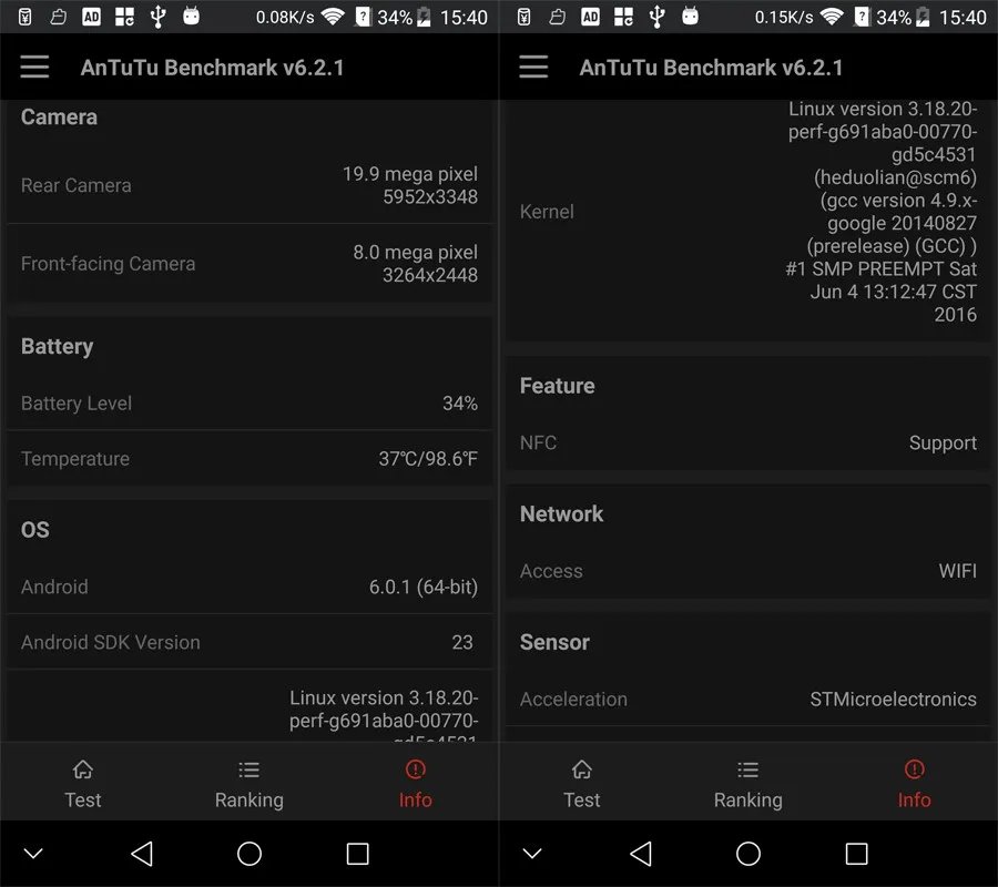 zte Axon 7 A2017 Snapdragon 820 MSM8996 4 ядра 2,15 ГГц 20.0MP 5," мобильный телефон 4/6 ГБ Оперативная память 64/128 ГБ Встроенная память, определение отпечатка пальца