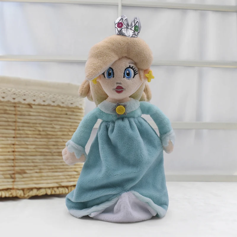 Super Mario Bro 22 см синий принцесса розалина Высокое качество аниме, Подарочный комплект детских носков с героями из мультфильма, для празднования Рождества
