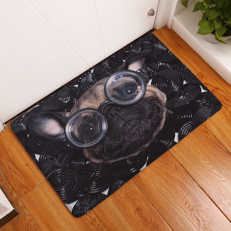 Коврик для ванной забавные Мопсы с принтом 50x80 см|bath mat|bathroom matcarpet bathroom |