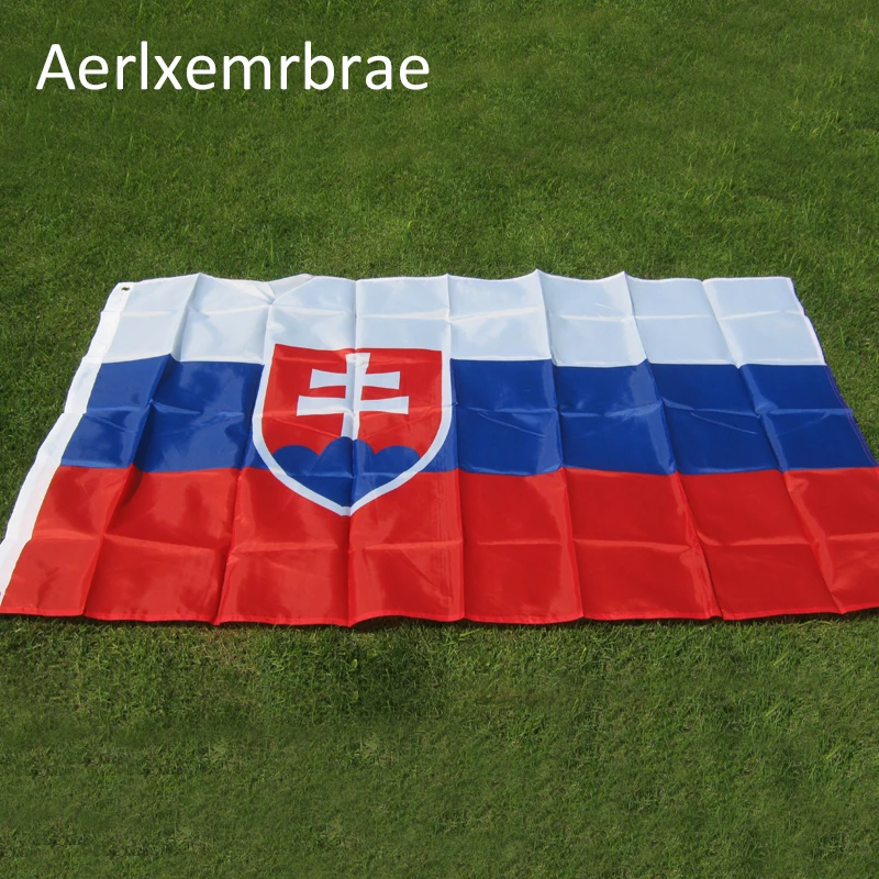 Бесплатная доставка флаг aerlxemrbrae 90*150 см Флаг Словакии Словацкий ЕС 3*5 футов