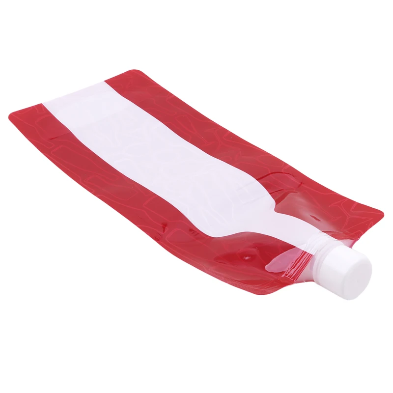 1 шт. пластиковая Портативная сумка для бутылки вина Складная небьющаяся