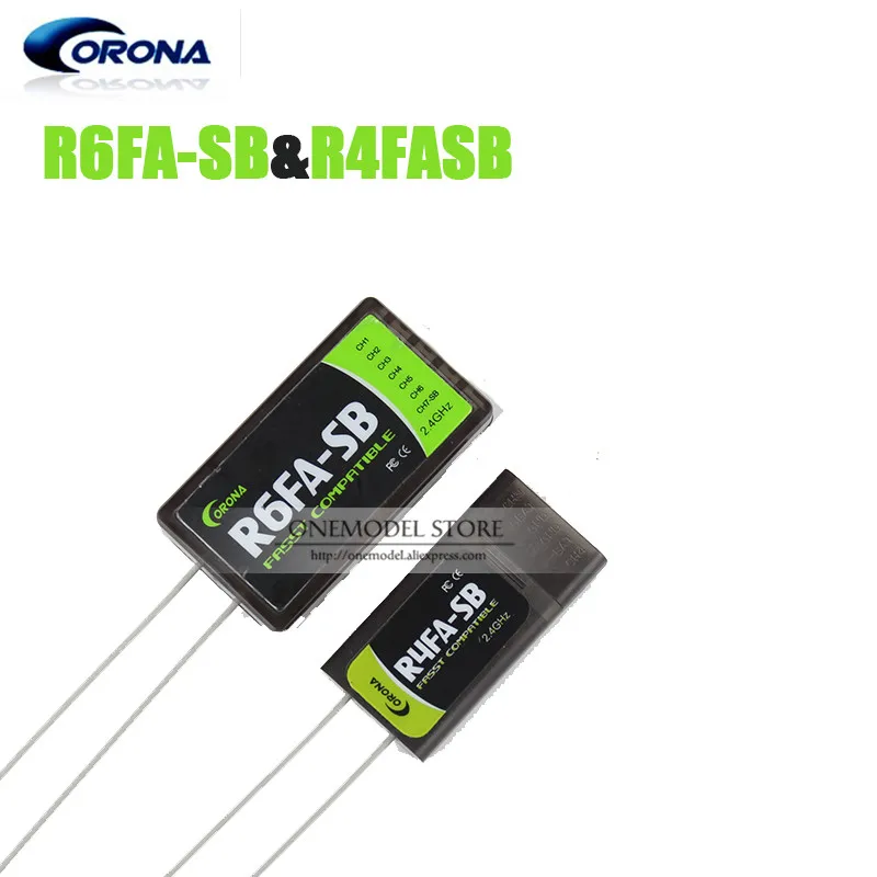 Оригинальный Corona R6FA SB/R4FA SB r6fasb/r4fasb S. BUS 2 4 GHz FASST приемник для радиоуправляемого