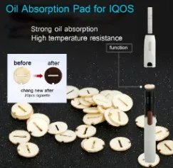 oil pad (30 small) Розничная, сменный инструмент для чистки лезвия, защитное оборудование, Наборы инструментов для использования с iqos 2,4 3,0 3,0 - Цвет: oil pad (30 small)