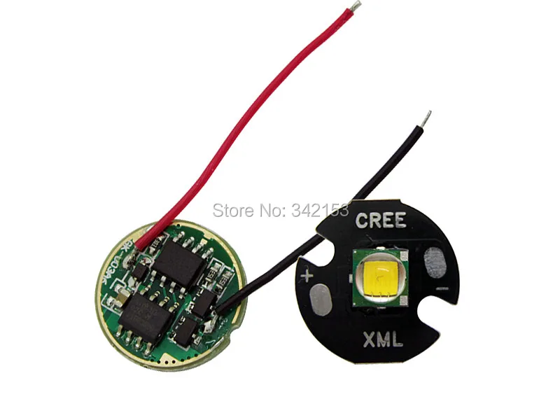 10 Вт 16 мм теплый белый Cree XM L T6 XML светодиодный светильник с бусинами + постоянный