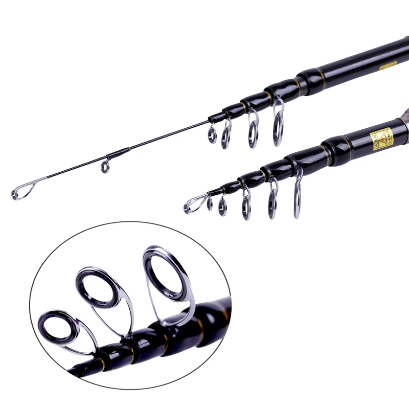 Высокое Качество! 99% Углеродного Волокна Телескопическая Удочка Спиннинг Полюс