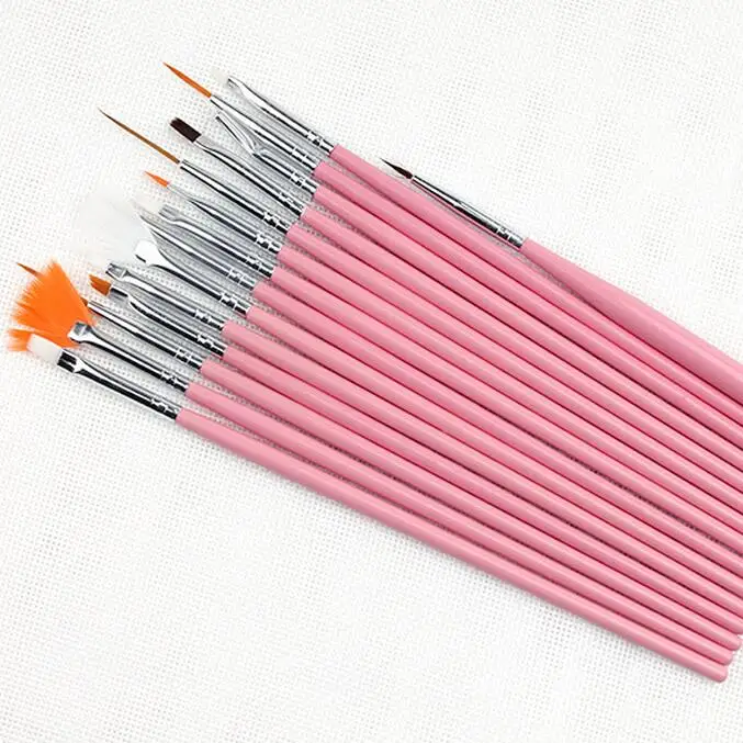 1 компл. (15 шт.) дизайн ногтей перо маникюрные инструменты ногтем Цвет Рисование