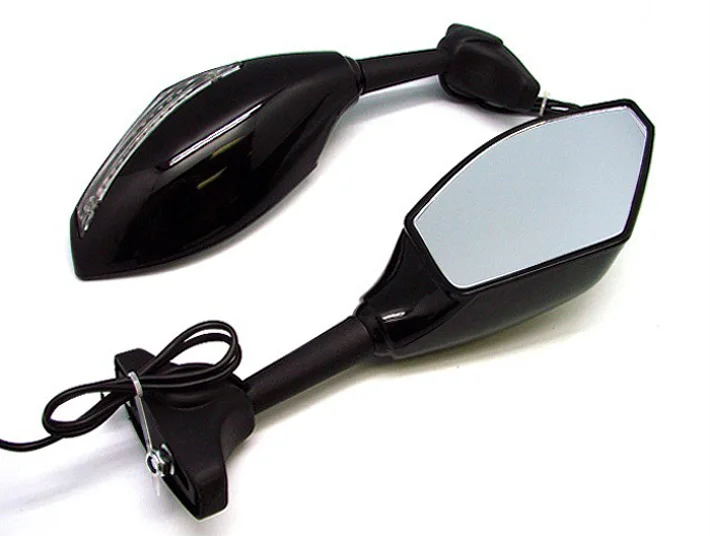 

Brand new Clear Smoke swing freely modified mirror LED Turn signals intergrated mirrors For Yamaha FZ1 FAZER 2006-2009