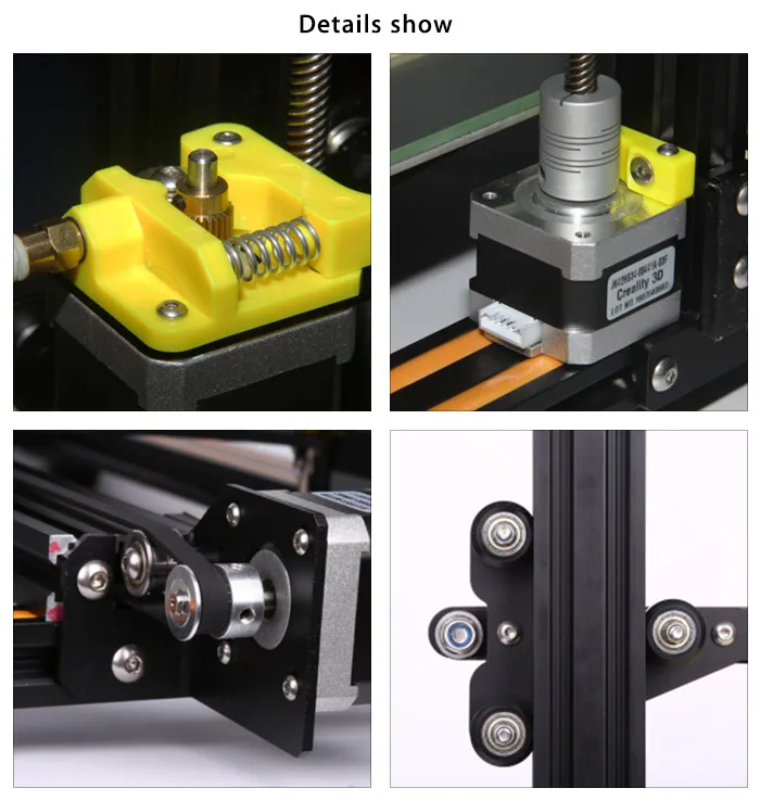 Creality 3d Cr-10 300*300*400 мм настольный принтер с ЖК дисплеем 3D DIY принтер ЖК-экран дисплей с sd-картой функция офлайн печати