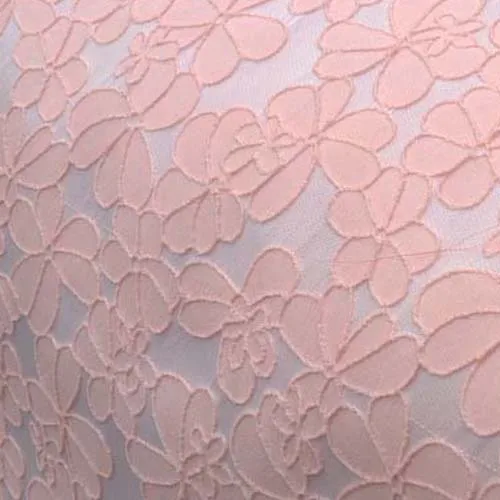 4 Peach Pink Африканская черная жаккардовая парча кружевная ткань для платья, девушка Tissu швейная цветочная ткань, Diy лоскутное Tecido, 1 ярд, ширина 145cm - Цвет: 4 Peach Pink