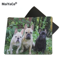 maiyaca french bulldogs rubber soft gaming mouse games black mouse pad 1822cm and 2529cm
