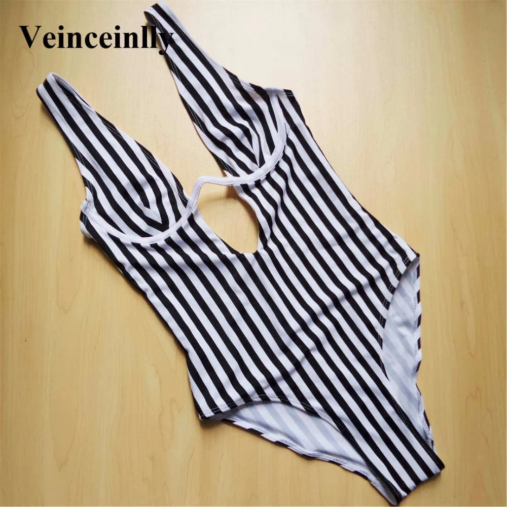 Сексуальный Полосатый V-образный вырез на косточках 2018 Женская одежда для