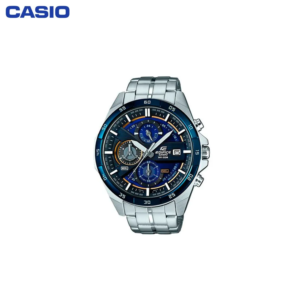 Наручные часы Casio EFR 556DB 2A мужские с кварцевым хронографом на браслете|Мужские