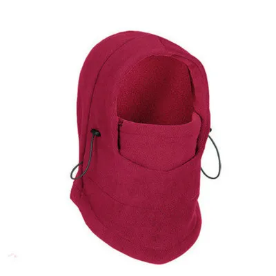 Тепловая Руно Балаклаве Hat Шею Теплым Капюшоном Зимние Виды Спорта Маска Для Лица