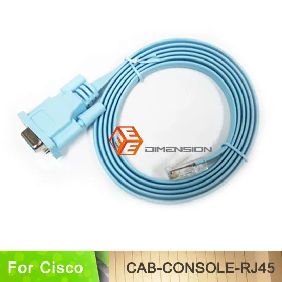 Сетевой маршрутизатор длиной 6 футов кабель CAB-CONSOLE-RJ45 RS232 DB9 к RJ45 для