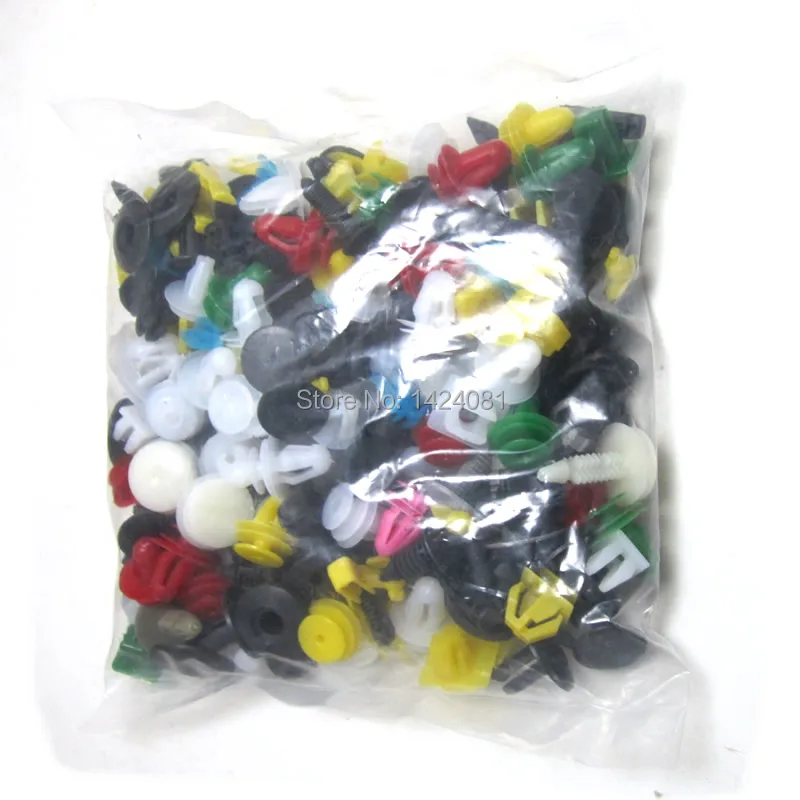 

200x/pack Mixed Universal Door Trim Panel Clip Car Auto Bumper Rivet Retainer Push Engine Cover Fender Fastener Clips
