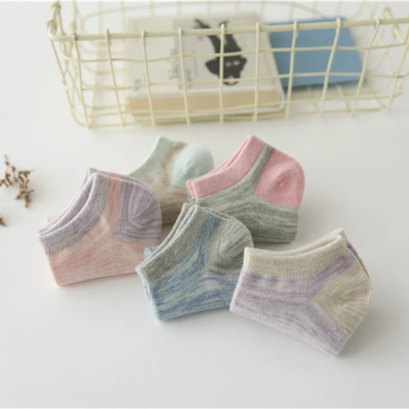 Лидер продаж 2017 летние хлопковые носки для женщин и девочек тапочки модные