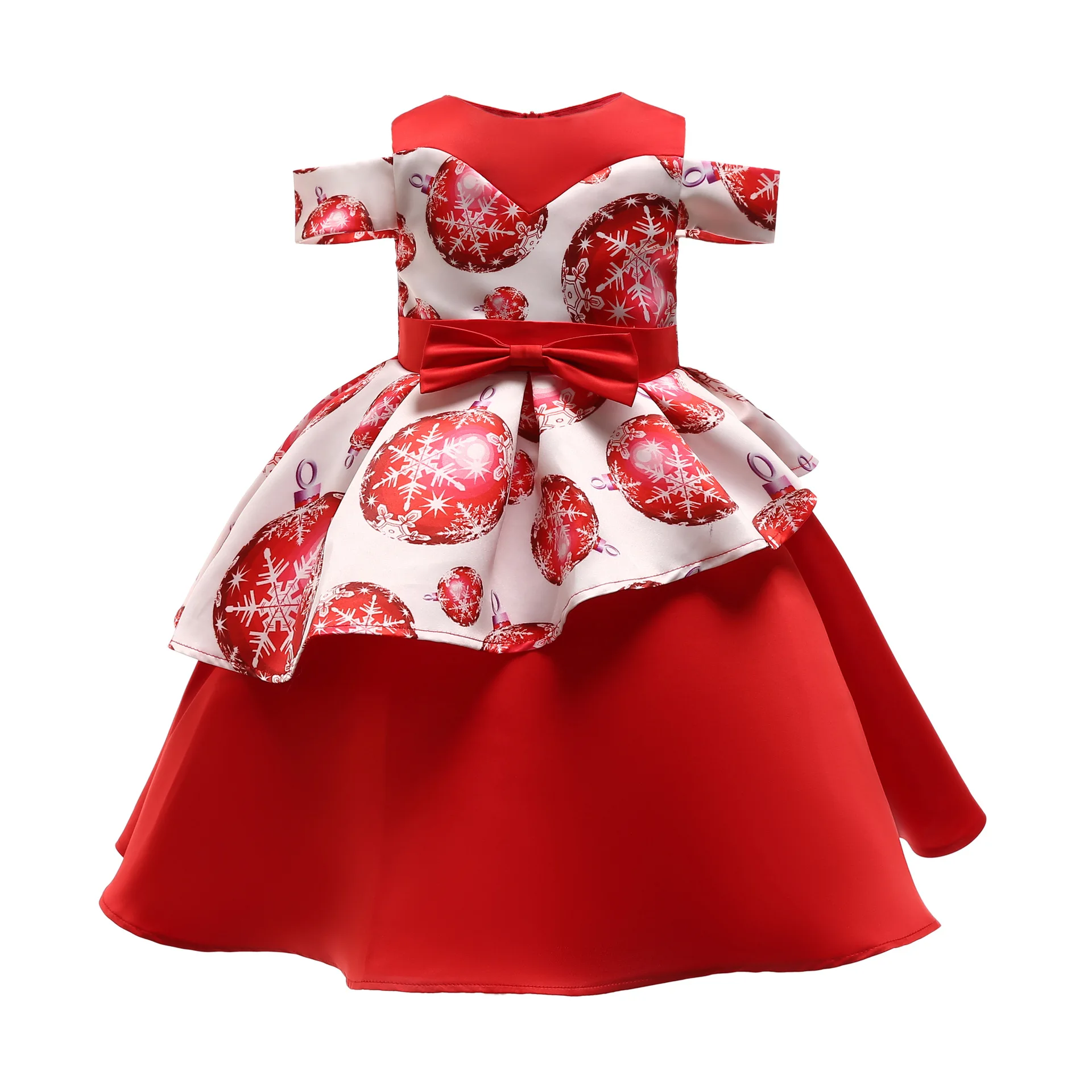 Little Girls Princess Dress Toddler Summer Birthday Party Children Vestidos 2-9 Years Short Sleeve Off Shoulder Kids Z168 | Детская