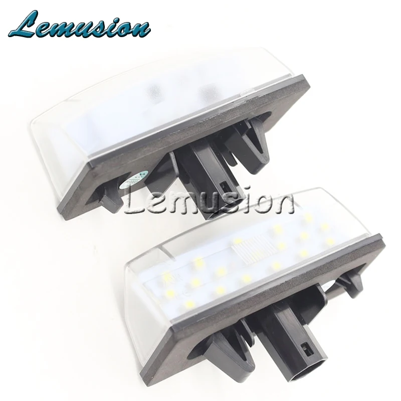 1 пара светодиодный светильник для номерного знака автомобиля 12 в белый SMD