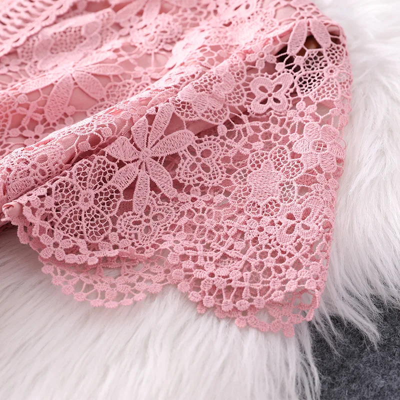 Женское модельное платье с цветочным принтом элегантное розовое кружевное