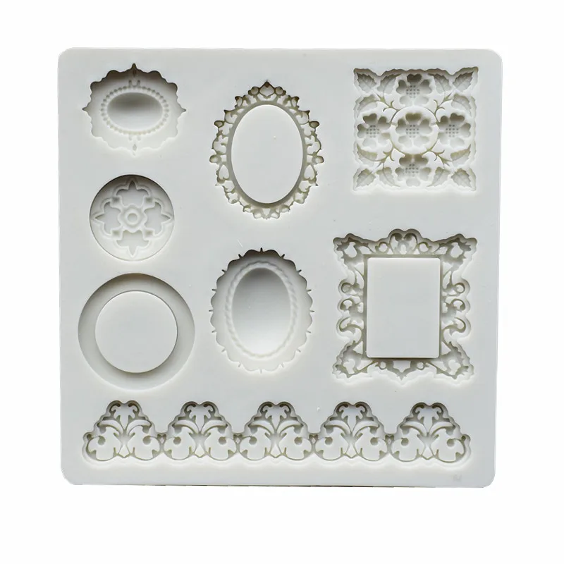

Драгоценный камень/форма кружева силиконовые формы форма для мыла ручной работы, Fondant (сахарная) декорирование тортов сахар ремесленные инс...