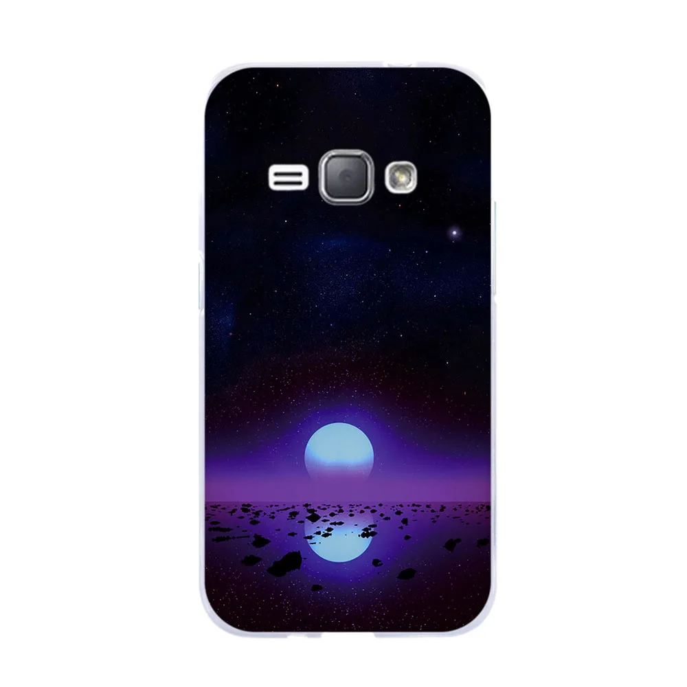 Силиконовый чехол для Samsung Galaxy J1 6 2016 мягкий прозрачный из ТПУ J120 J120F J120H задняя