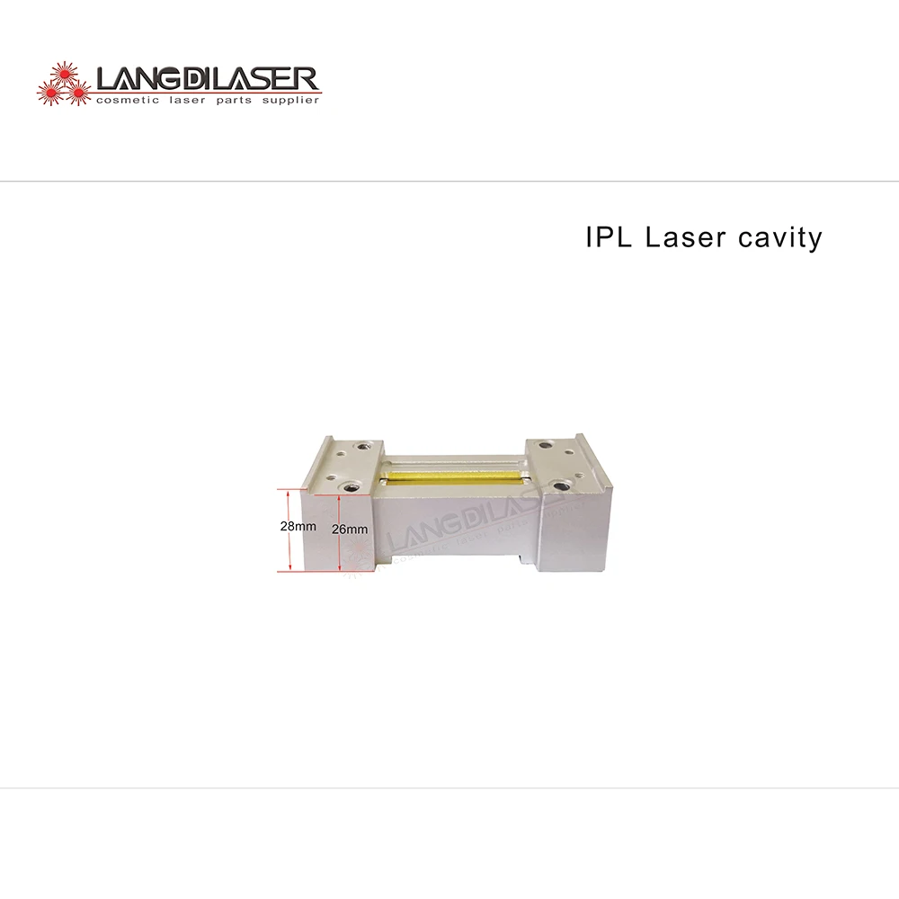 Деталь отражателя света IPL hand piece включает трубку потока лампы серебряную
